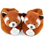 Chaussons bb panda roux (0 - 6 mois)