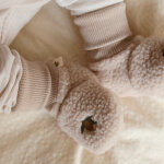 Chaussons b�b� polaire safa oxford tan (0 - 3 mois)