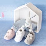Chaussons gris (0 - 6 mois)