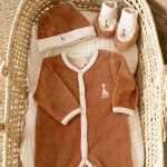 Chaussons sophie la girafe camel (1 - 3 mois)