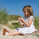 Chaussons tout - terrain les petits c?urs (pointures 24 - 26)