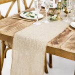Chemin de table en jute - reconditionn�