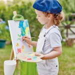 Chevalet portable en bambou