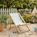 Chilienne transat enfant � rayures vertes pop
