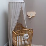 Ciel de lit happiness urban taupe - ecru (190 cm)
