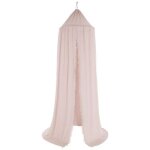Ciel de lit happiness vieux rose - ecru (190 cm)