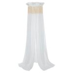 Ciel de lit vintage boho lace ivory (155 cm)