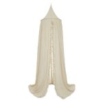 Ciel de lit vintage ruffle nougat (245 cm)