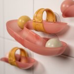 Circuit de bain avec balles rose