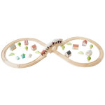 Circuit de train en 8 en bois fsc