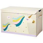 Coffre  jouets licorne