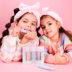 Coffret de 3 lipgloss parfum�s (fraise, barbe � papa et raisin)