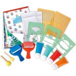 Coffret artistique peintures  l'ponge