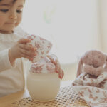 Coffret biberon et doudou x tartine et chocolat terracotta