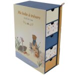 Coffret bote  trsors et journal de naissance au fil de l'eau
