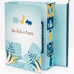 Coffret ma boîte à trésors et son journal de naissance zanimo Coffret ma boîte à trésors et son journal de naissance zanimo