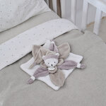 Coffret doudou p�tale j'aime mon doudou ours beige (24 cm)