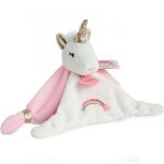 Coffret doudou plat ma jolie licorne (20 cm)