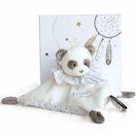 Coffret doudou plat panda attrape - rêves Coffret doudou plat panda attrape - rêves