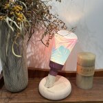 Coffret lampe nomade 5 en 1 tropical mood rose d'antan