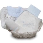 Coffret de naissance corbeille bleu (personnalisable) Coffret de naissance corbeille bleu (personnalisable)