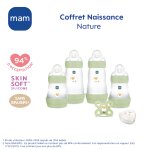 Coffret naissance nature (4 biberons + 1 sucette + 1 bo�te doseuse)