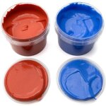 Coffret nori 2 pots bleu + rouge peinture aux doigts naturelle et vegan Coffret nori 2 pots bleu + rouge peinture aux doigts naturelle et vegan