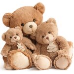 Coffret peluche calin'ours les ours marron (25 cm)
