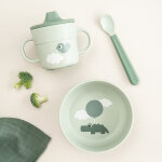 Coffret premier repas happy clouds vert (3 pi�ces)
