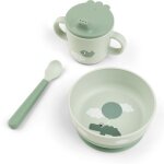 Coffret premier repas happy clouds vert (3 pices)