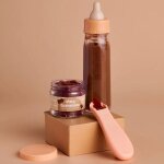 Coffret repas petit pot et biberon magiques pour poup�e chocolat