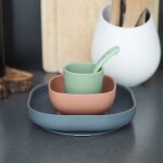 Coffret repas en silicone min�ral (4 pi�ces)