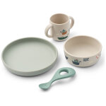 Coffret repas en silicone vivi sailing sandy (4 pi�ces) - reconditionn�