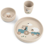 Coffret repas ventouse tiny farm sable