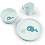 Coffret repas wally bleu (3 pi�ces)