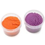 Coffret suri 2 pots orange + violet pte  modeler naturelle et vegan