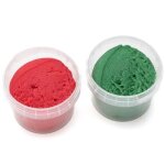 Coffret suri 2 pots rouge + vert pte  modeler naturelle et vegan