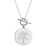 Collier cha�ne arbre de vie personnalisable (argent)