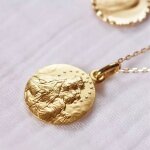 Collier cha�ne m�daille mont carmel personnalisable (plaqu� or)