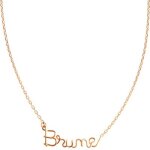 Collier chaîne prénom goldfilled jaune (personnalisable) Collier chaîne prénom goldfilled jaune (personnalisable)