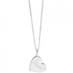 Collier enfant kids coeur personnalisable (argent 925)