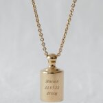 Collier personnalisable plaqu or jaune