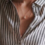 Collier personnalisable plaqu� or rose