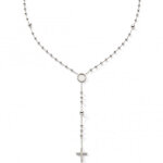 Collier chapelet vierge 38 + 2 cm (argent)