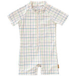 Combinaison anti - uv carreaux classiques (6 - 12 mois)