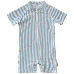 Combinaison anti - uv rayures & crabes (6 - 12 mois)