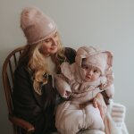 Combinaison pilote convertible powder pink (6 - 12 mois)