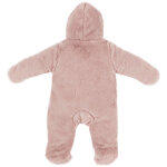 Combinaison pilote en groloudoux rose (3 mois)