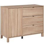 Commode 1 porte 3 tiroirs calypso