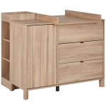 Commode 1 porte 3 tiroirs avec plan � langer calypso